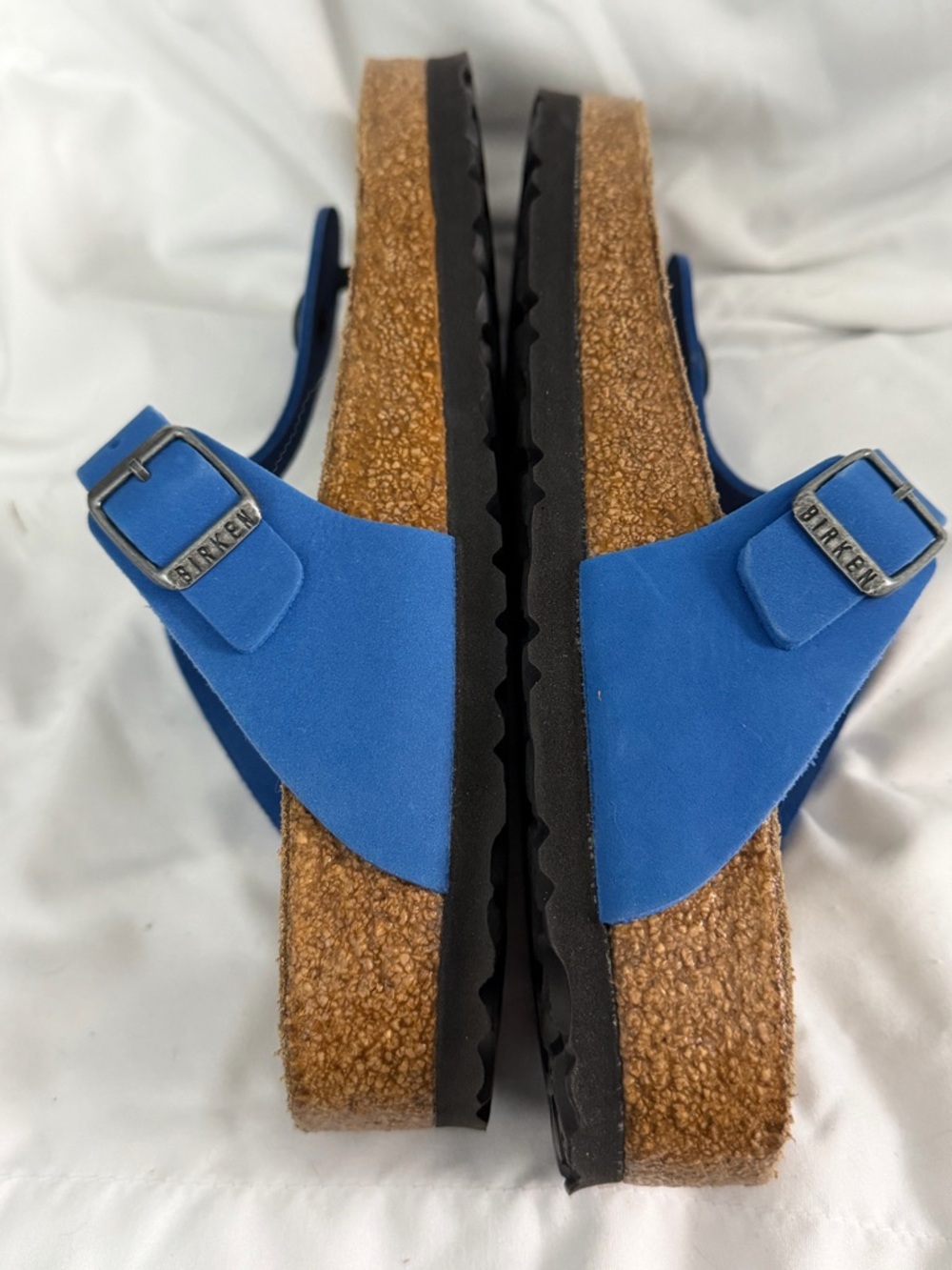 Birkenstock Blue T-Strap Sandals - Picture 4 of 5